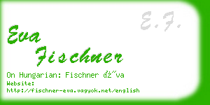 eva fischner business card